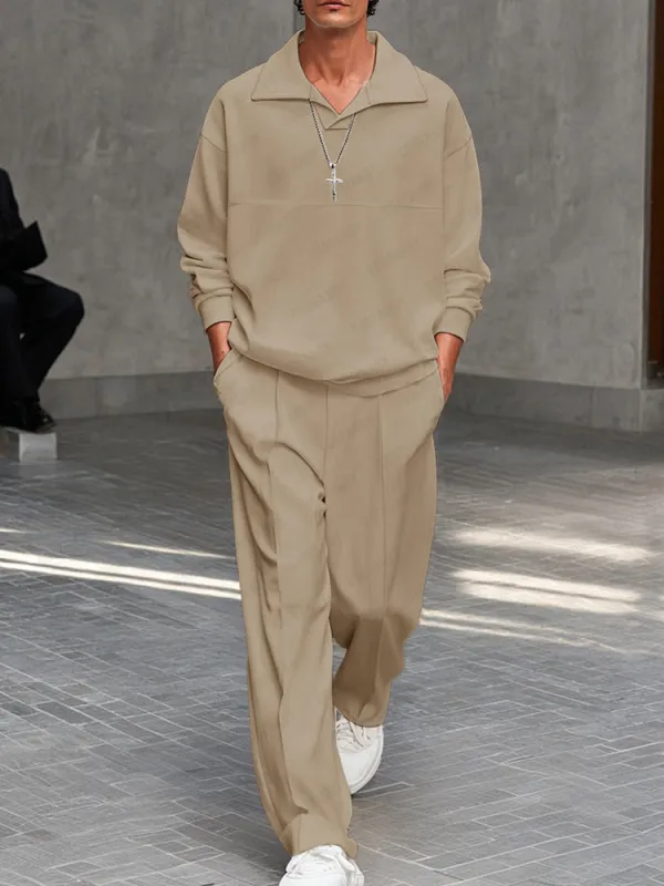 Casual Clean Style Sweatshirt Pants Set sold by Coofandy