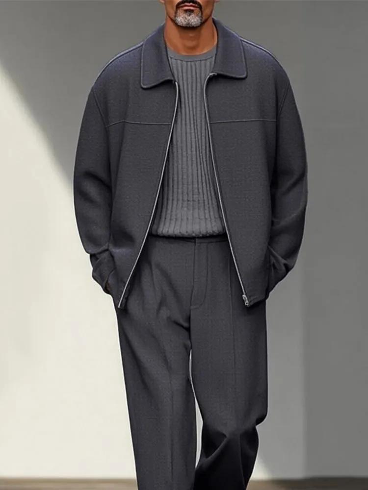 Smart Casual Jacket Pants Set sold by Coofandy product image thumbnail 3