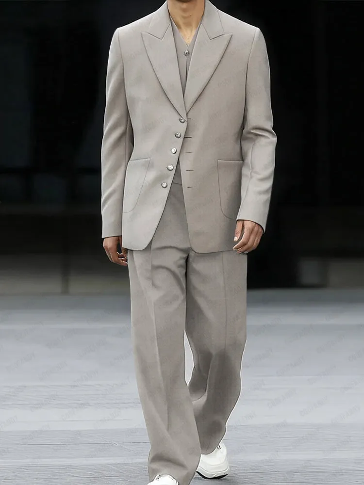 Business Casual Thin Blazer Pants Matching Set sold by Coofandy