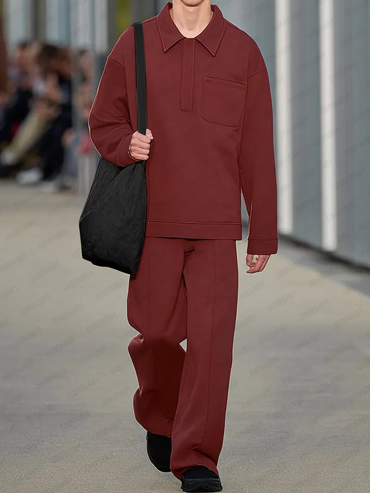 Cozy Urban Relaxed Fit 2-Piece Set sold by Coofandy