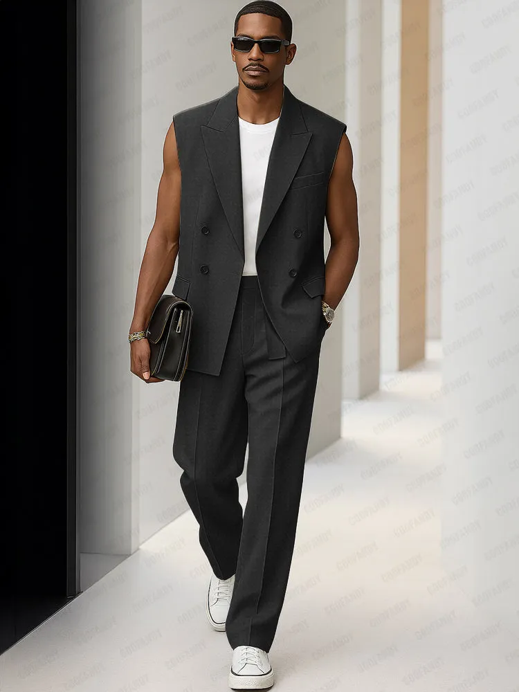 Modern Sharp-Cut 2-Piece Set sold by Coofandy product image thumbnail 2