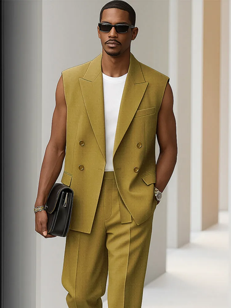 Modern Sharp-Cut 2-Piece Set sold by Coofandy product image thumbnail 3