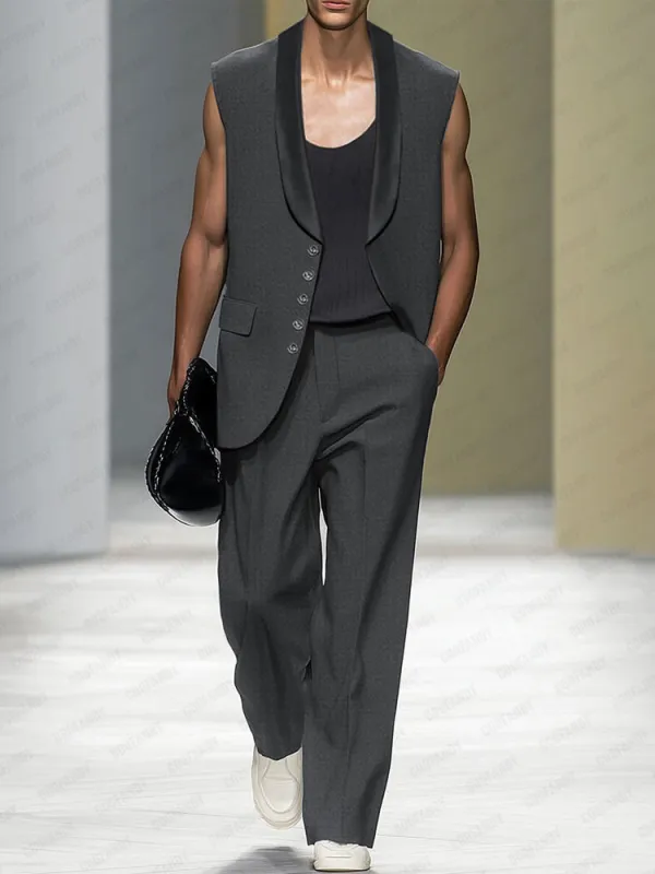 Elegant Urban Vest Pants Set sold by Coofandy