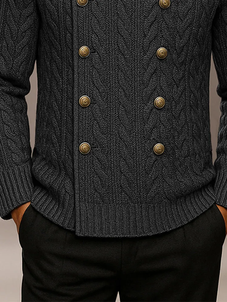 Casual Double Breasted Turtleneck Sweater sold by Coofandy product image thumbnail 3