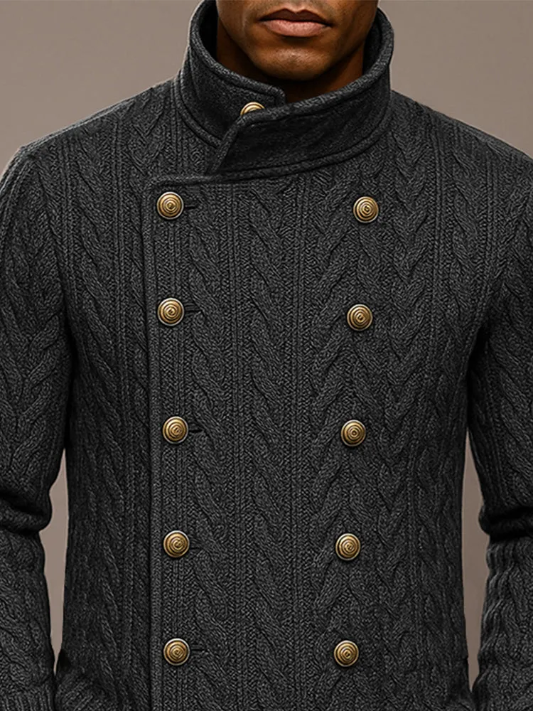 Casual Double Breasted Turtleneck Sweater sold by Coofandy product image thumbnail 4