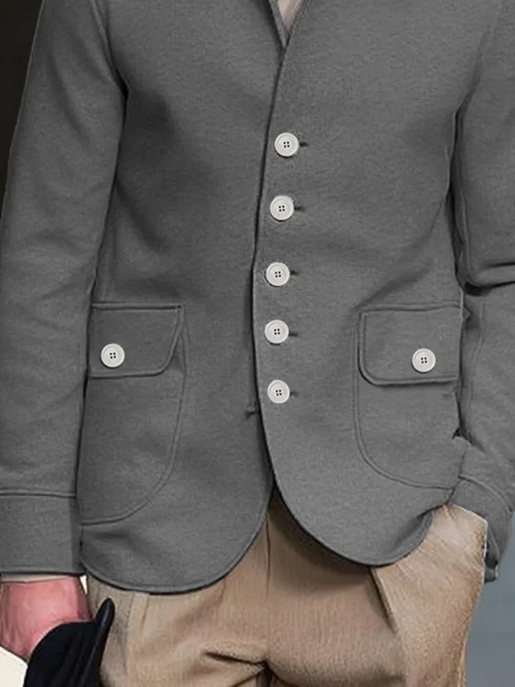 Minimalist Soft Relaxed Fit Suit Jacket sold by Coofandy product image thumbnail 4