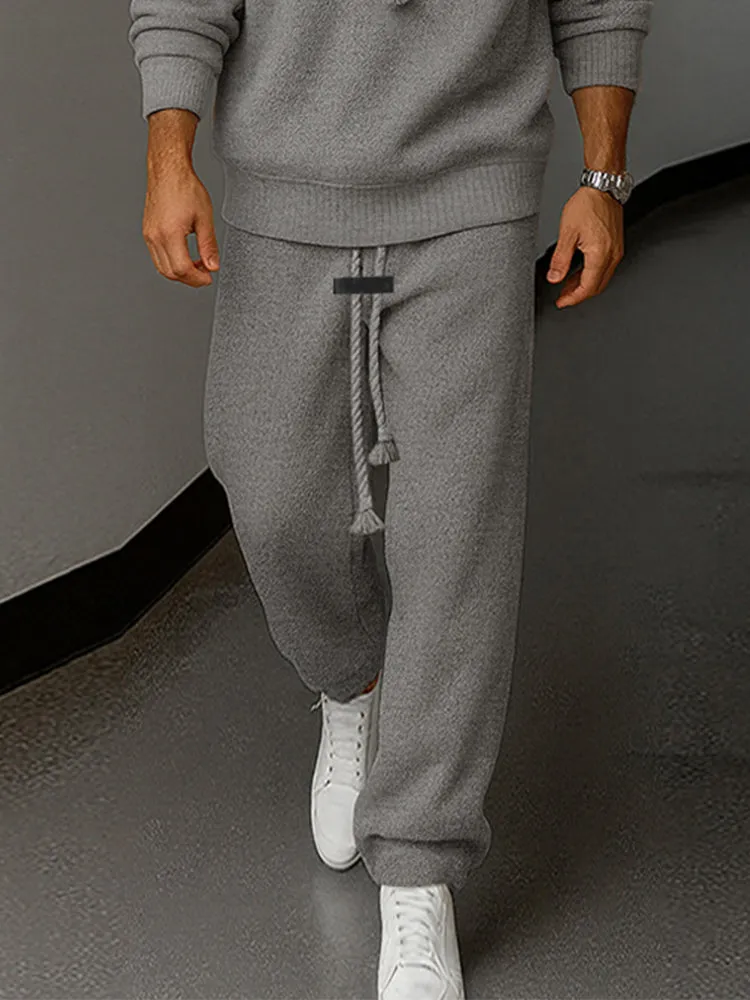 Casual Street Style Hoodie Pants Set sold by Coofandy product image thumbnail 3