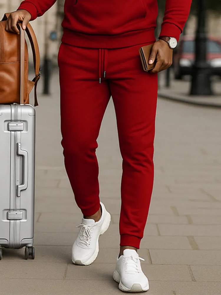 Comfy Asymmetrical Design Tracksuit Set sold by Coofandy product image thumbnail 4