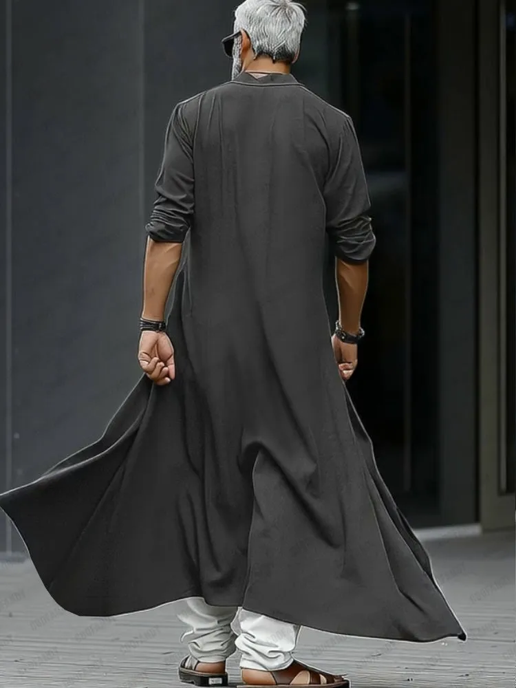 Minimalist Streetwear Fashion Longline Shirt sold by Coofandy product image thumbnail 5