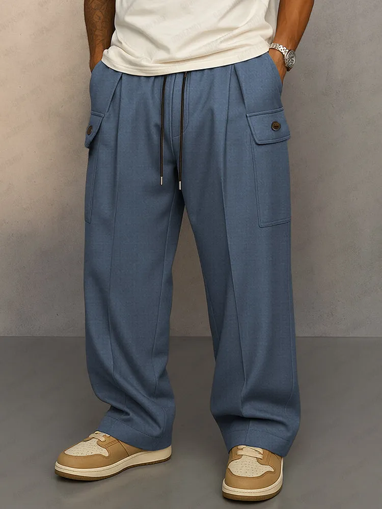 Daily Casual Drawstring Cargo Pants sold by Coofandy product image thumbnail 2