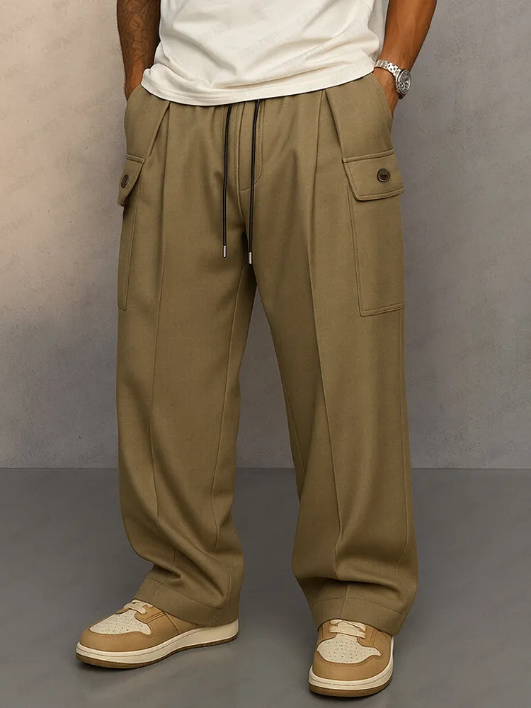 Daily Casual Drawstring Cargo Pants sold by Coofandy