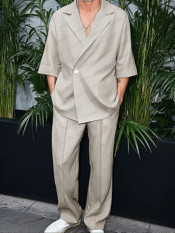 Elegant Versatile 2-Piece Thin Suit Set sold by Coofandy