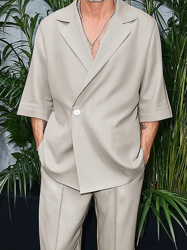 Elegant Versatile 2-Piece Thin Suit Set sold by Coofandy product image thumbnail 3