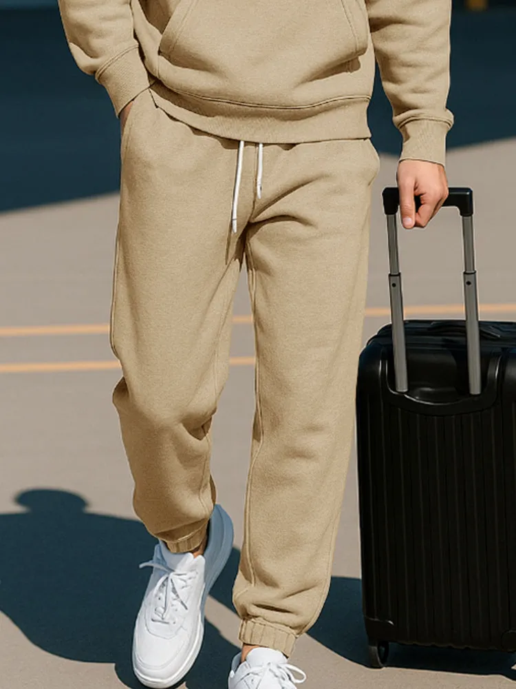 Trendy Stand Collar Sweatshirt Pants Set sold by Coofandy product image thumbnail 4