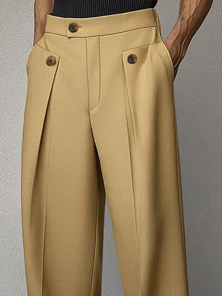 Smart Casual Tailored High Waist Pants sold by Coofandy product image thumbnail 3