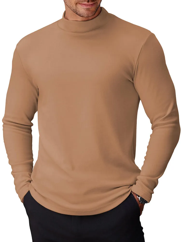 Basic Thermal Turtleneck Pullover Shirt (US Only) sold by Coofandy product image thumbnail 5