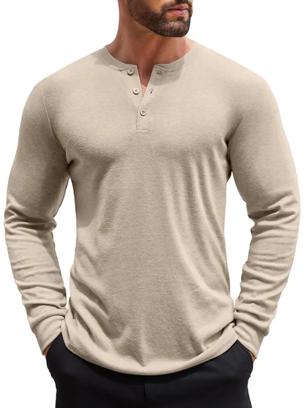 Fashion Lightweight Pullover Henley Shirt (US Only) sold by Coofandy