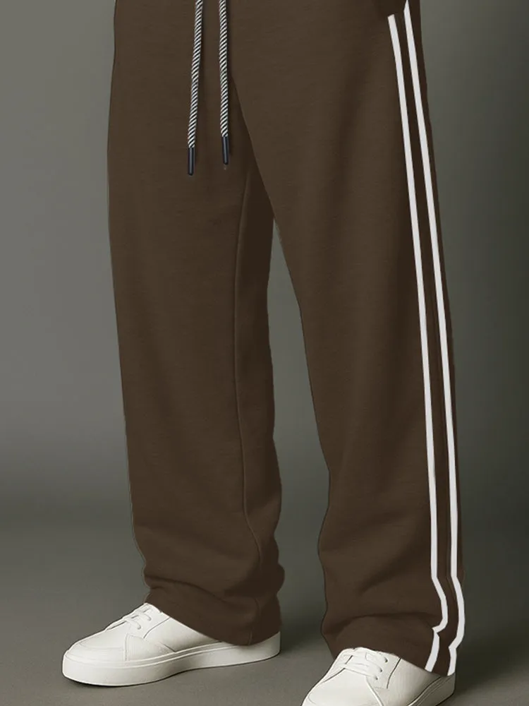 Active Side Stripe Loose Fit Pants sold by Coofandy product image thumbnail 4