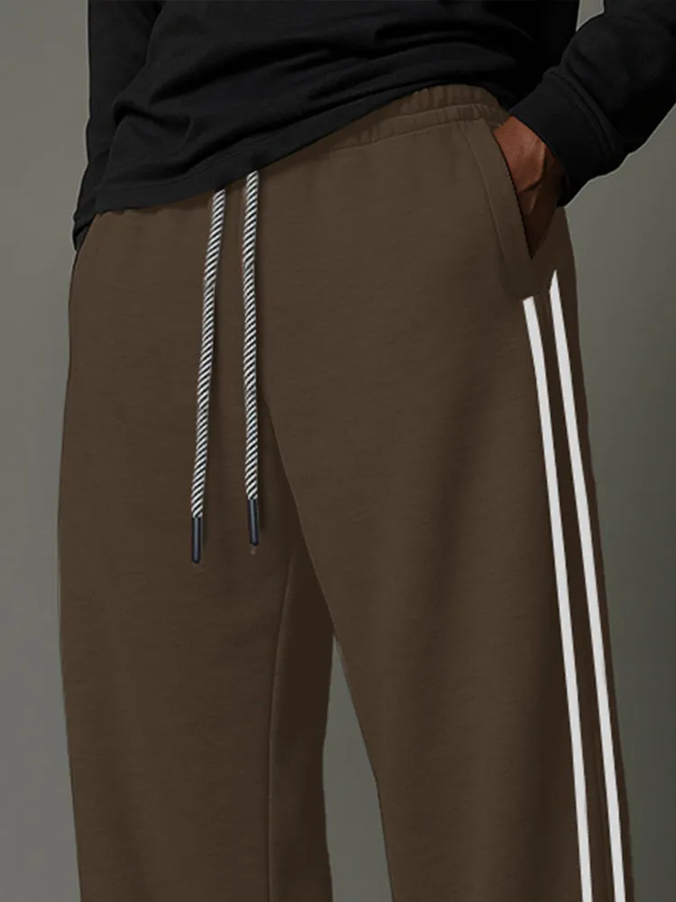 Active Side Stripe Loose Fit Pants sold by Coofandy product image thumbnail 3