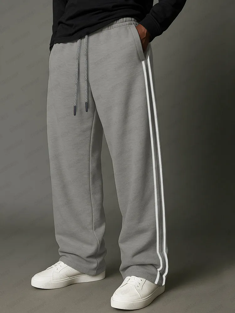 Active Side Stripe Loose Fit Pants sold by Coofandy product image thumbnail 2