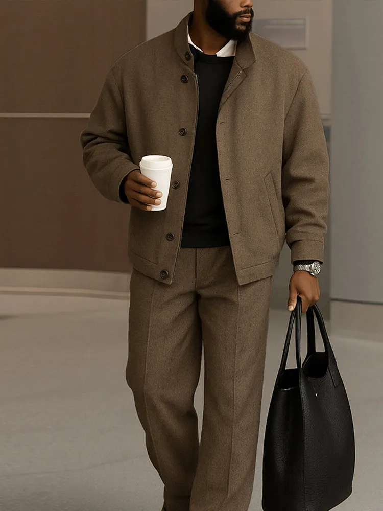 Modern Durable Jacket Pants Set sold by Coofandy product image thumbnail 3