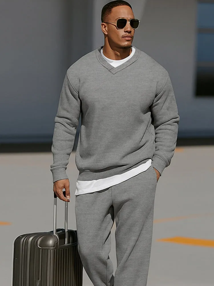 Timeless Comfort 2-Piece Sweatsuits sold by Coofandy product image thumbnail 3