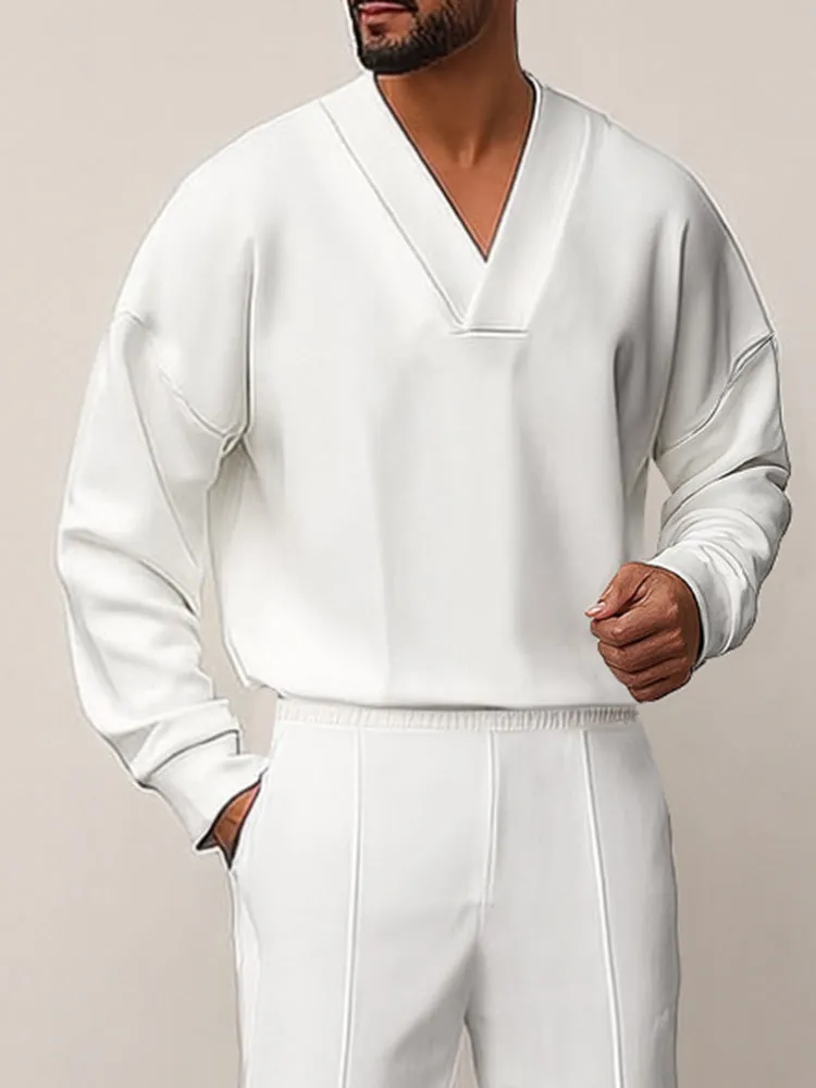 Modern Clean Line 2-Piece Outfits sold by Coofandy product image thumbnail 3
