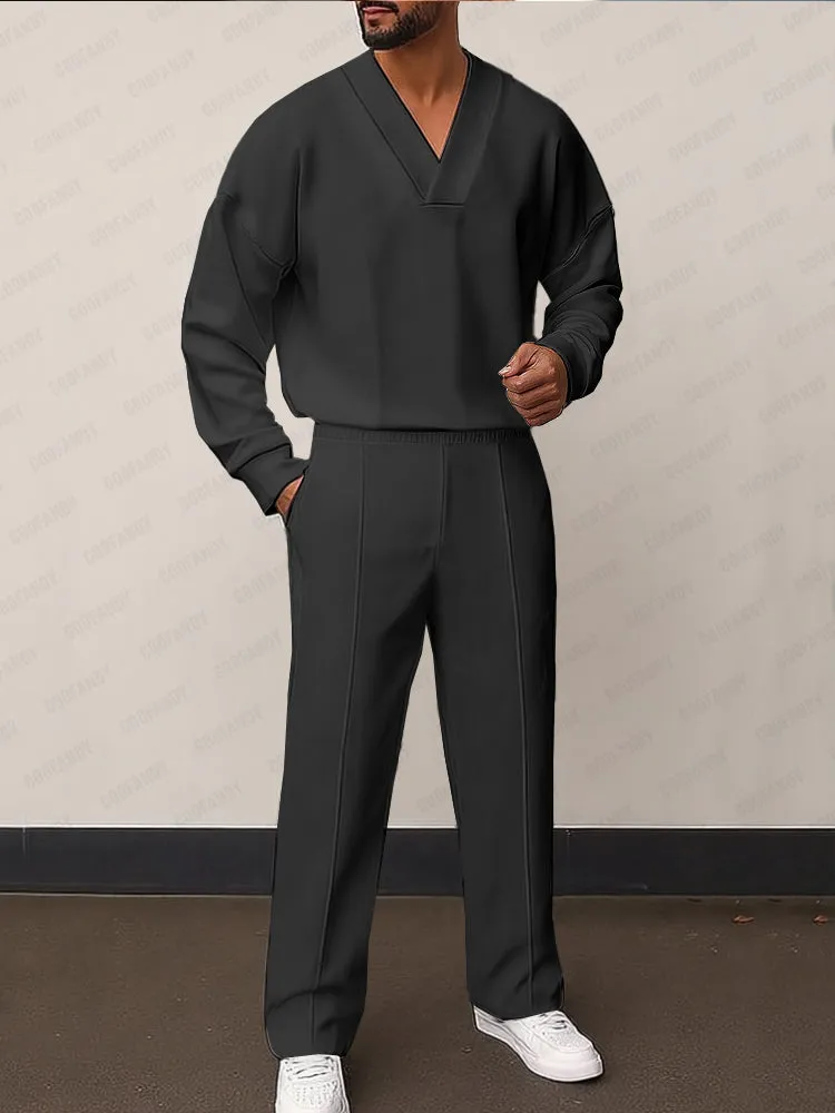 Modern Clean Line 2-Piece Outfits sold by Coofandy product image thumbnail 2