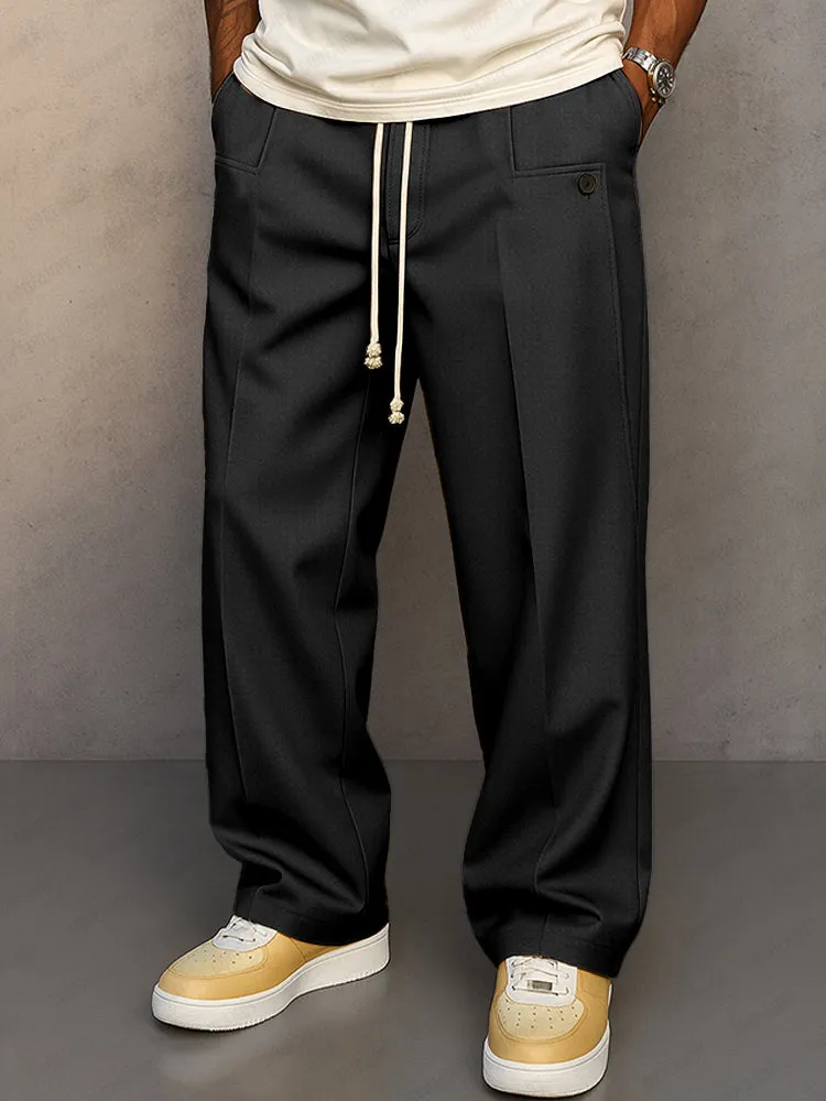 Comfy Urban Style Drawstring Pants sold by Coofandy product image thumbnail 4