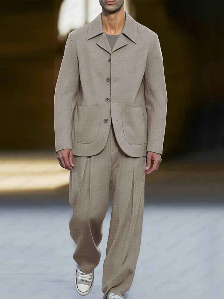 Modern Smart Casual Thin Suit Set sold by Coofandy product image thumbnail 3