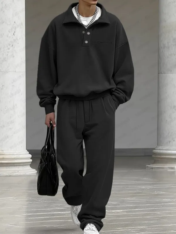 Casual Unrestricted Sweatshirt Pants Set sold by Coofandy