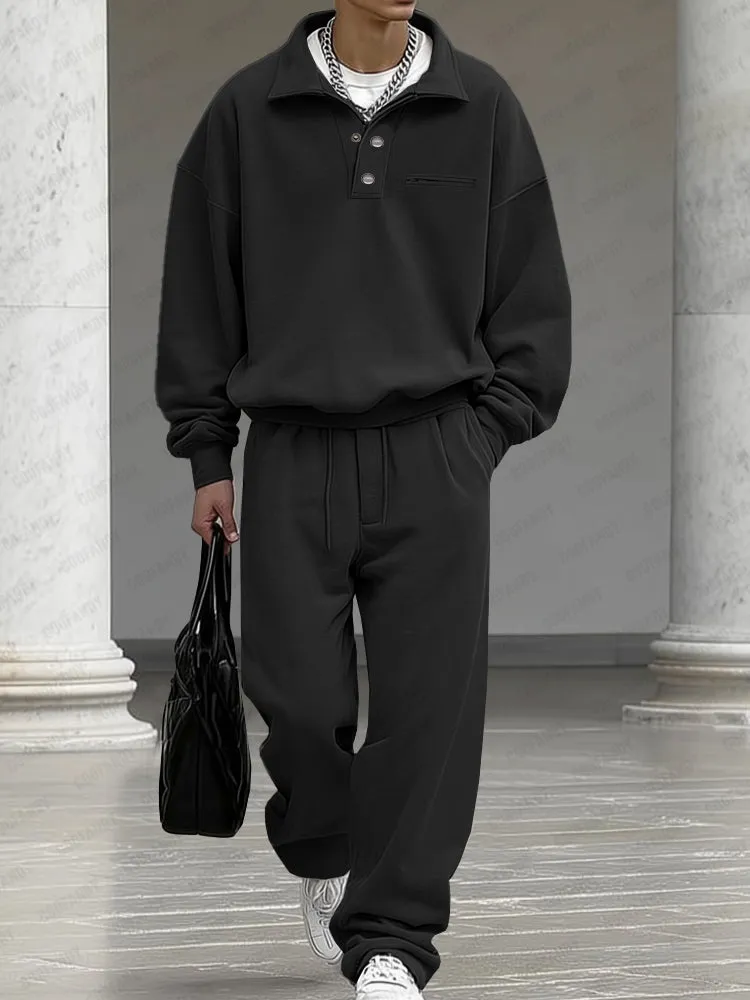 Casual Unrestricted Sweatshirt Pants Set sold by Coofandy