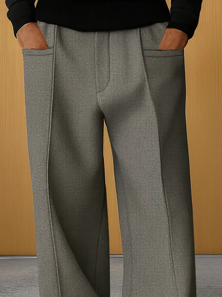 Timeless Silhouette Straight Leg Pants sold by Coofandy product image thumbnail 3