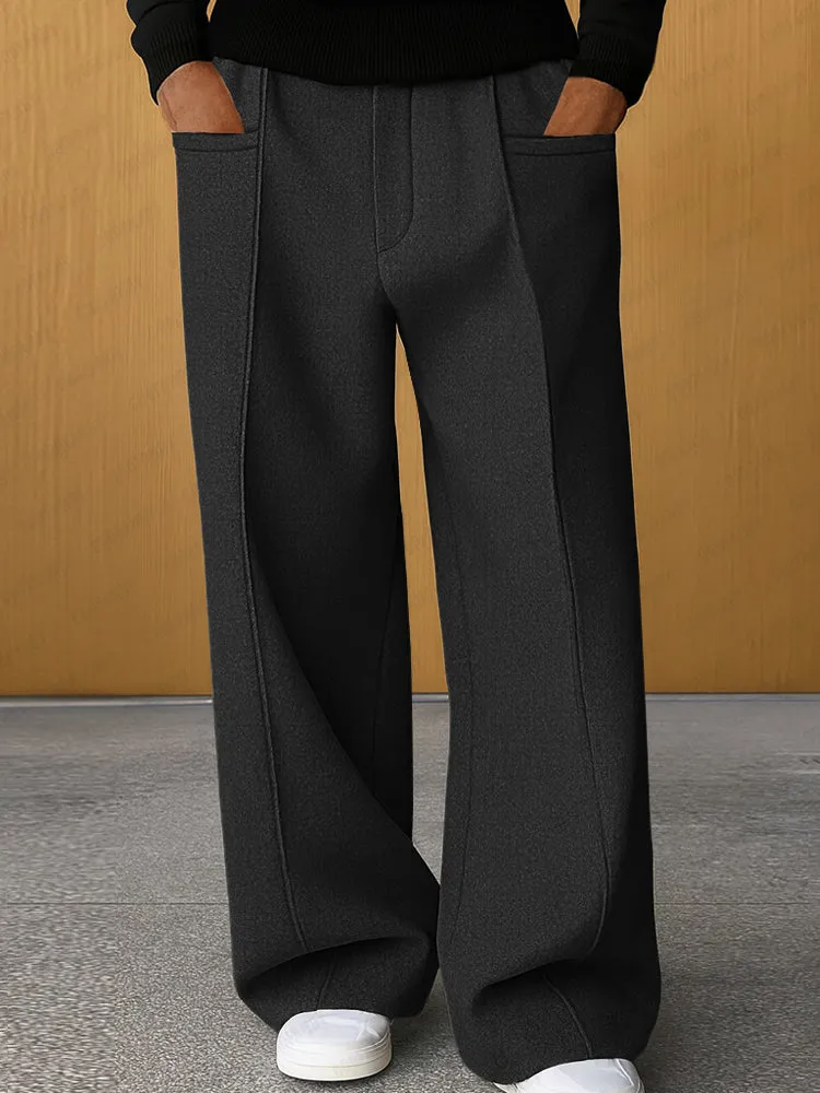 Timeless Silhouette Straight Leg Pants sold by Coofandy product image thumbnail 2