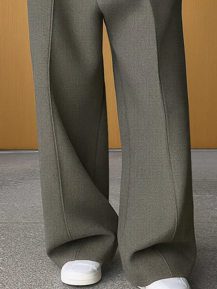 Timeless Silhouette Straight Leg Pants sold by Coofandy product image thumbnail 4
