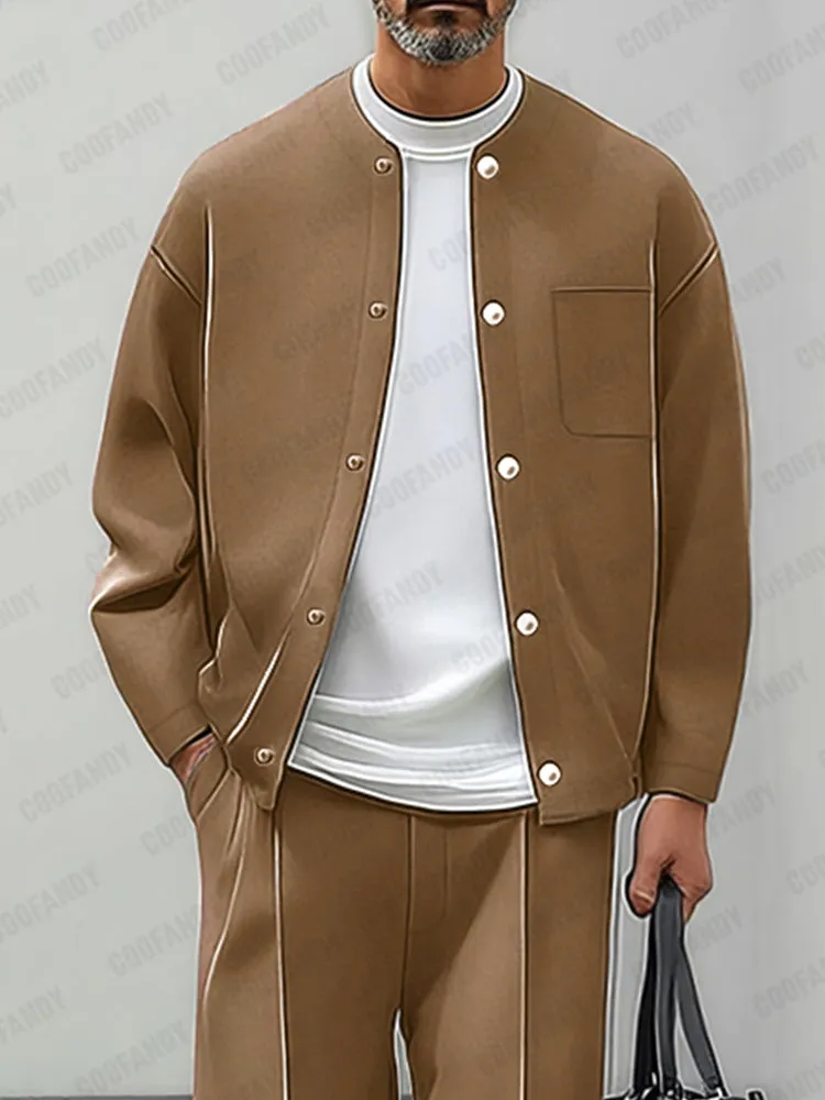 Minimalist Comfort Jacket Pants Set sold by Coofandy product image thumbnail 3