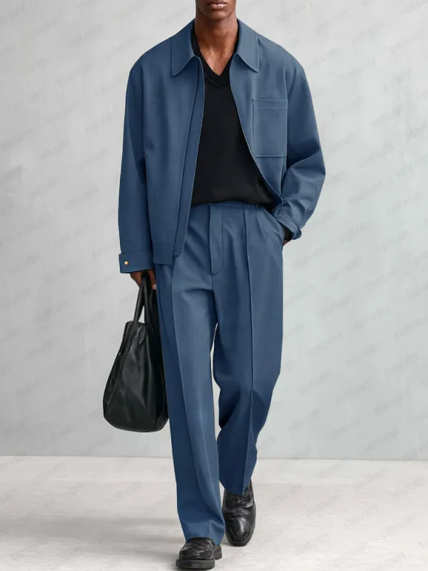 Refined Minimalist Thin 2-Piece Set sold by Coofandy