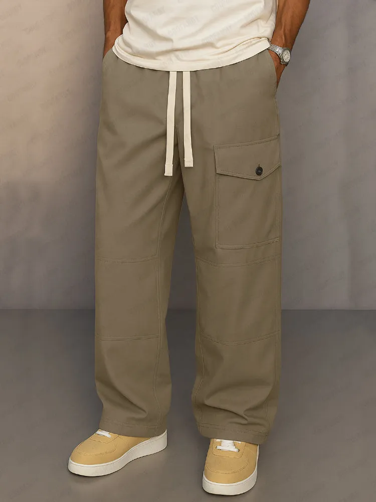 Utility Functional Casual Cargo Pants sold by Coofandy product image thumbnail 2