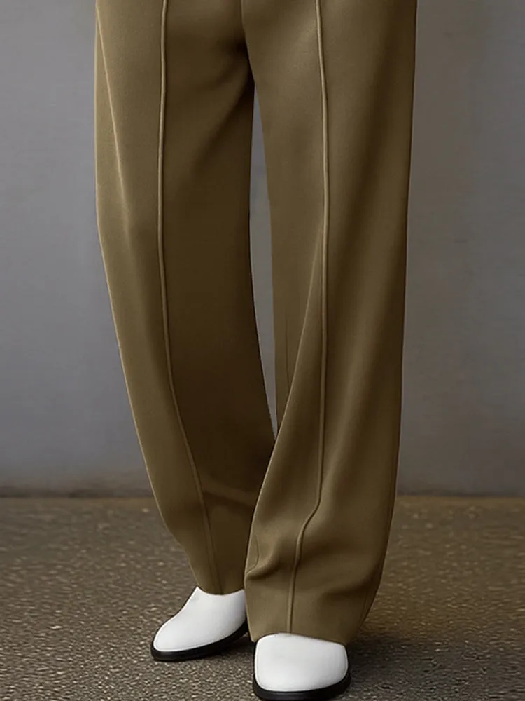 Modern Casual Straight Leg Suit Pants sold by Coofandy product image thumbnail 4