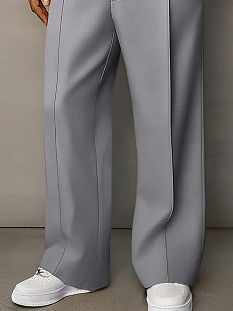 Casual Refined Button Detail Suit Pants sold by Coofandy product image thumbnail 4
