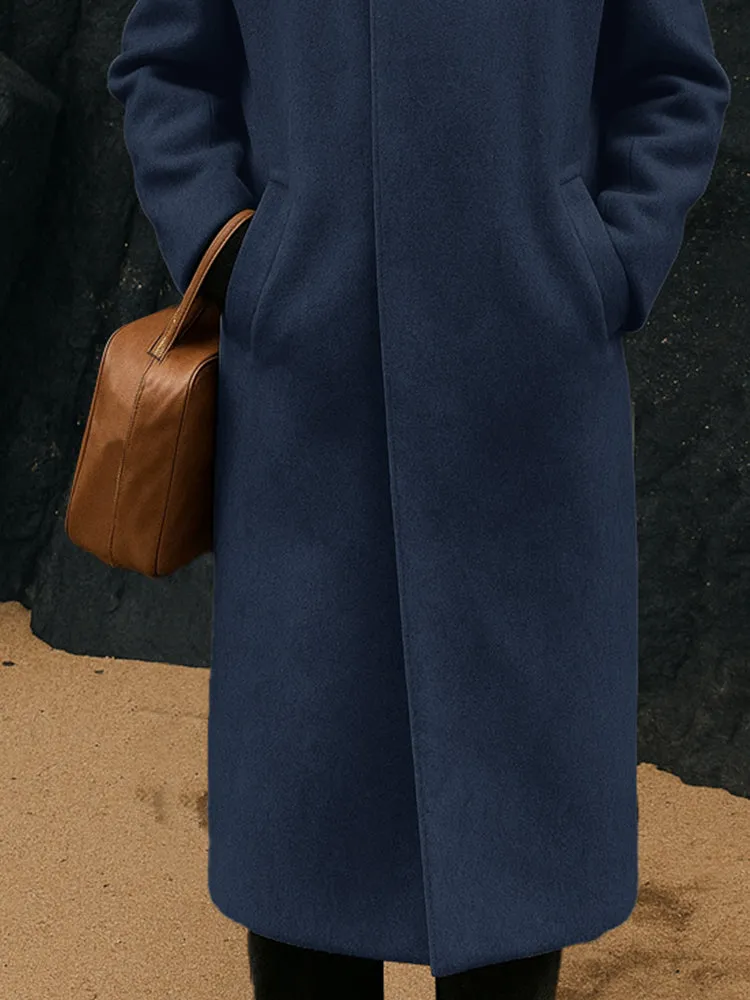 Premium Soft Lined Faux Suede Coat sold by Coofandy product image thumbnail 4