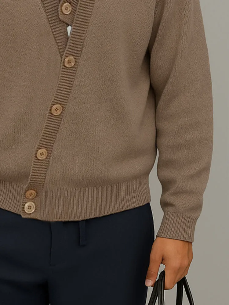 Casual Faux Button Front Pullover Sweater sold by Coofandy product image thumbnail 4