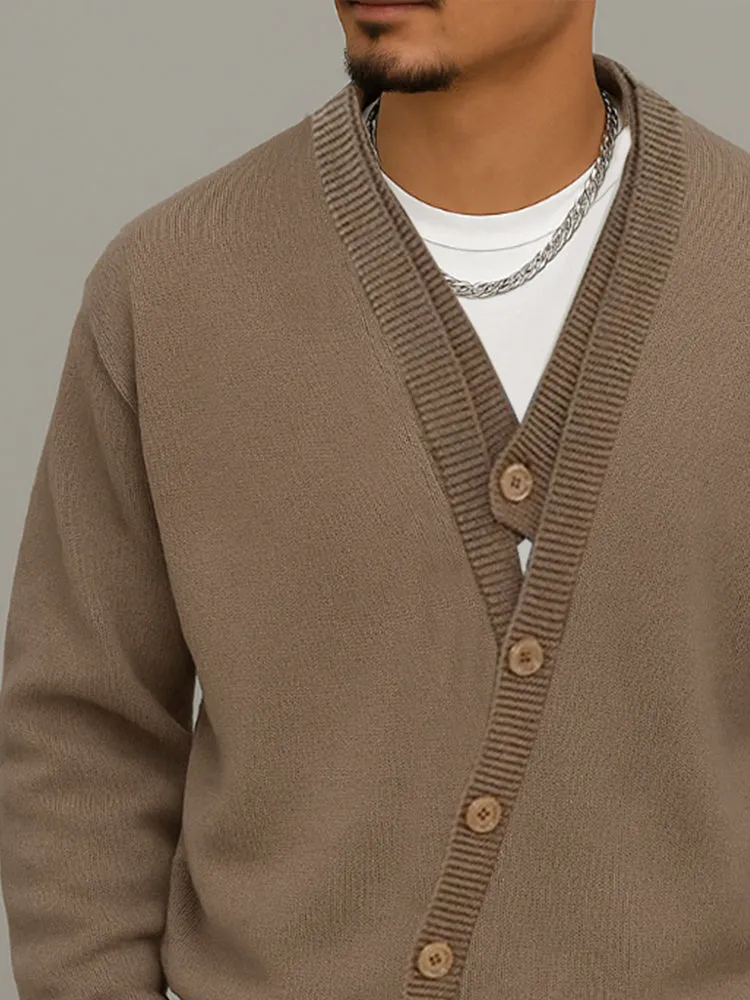 Casual Faux Button Front Pullover Sweater sold by Coofandy product image thumbnail 3