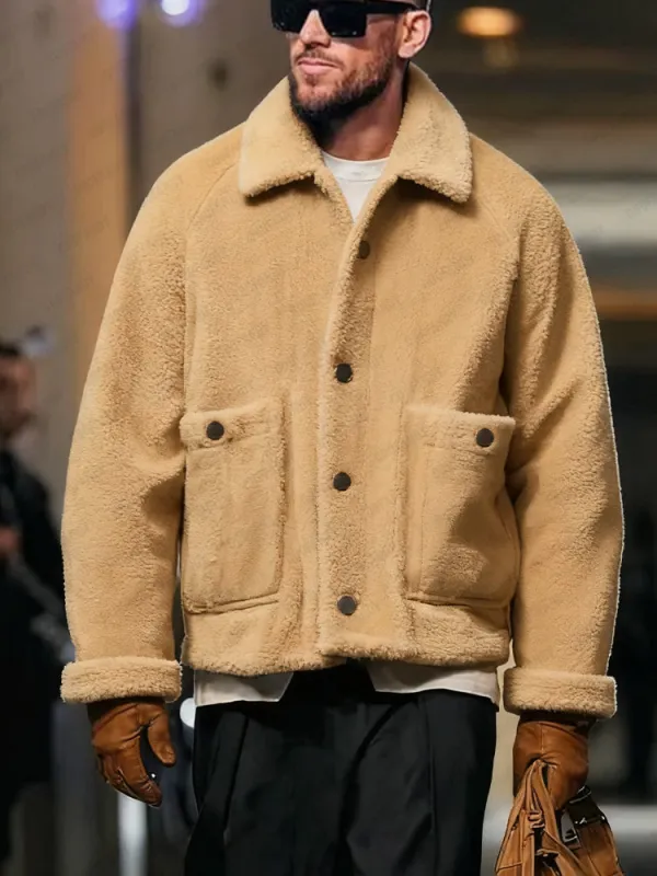 Stylish Cozy Warm Fleece Jacket sold by Coofandy