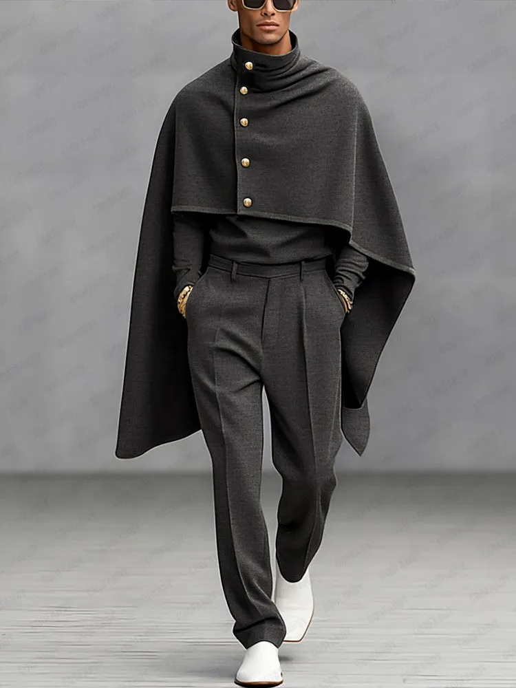 Casual Gothic Style 3-Piece Set sold by Coofandy product image thumbnail 2