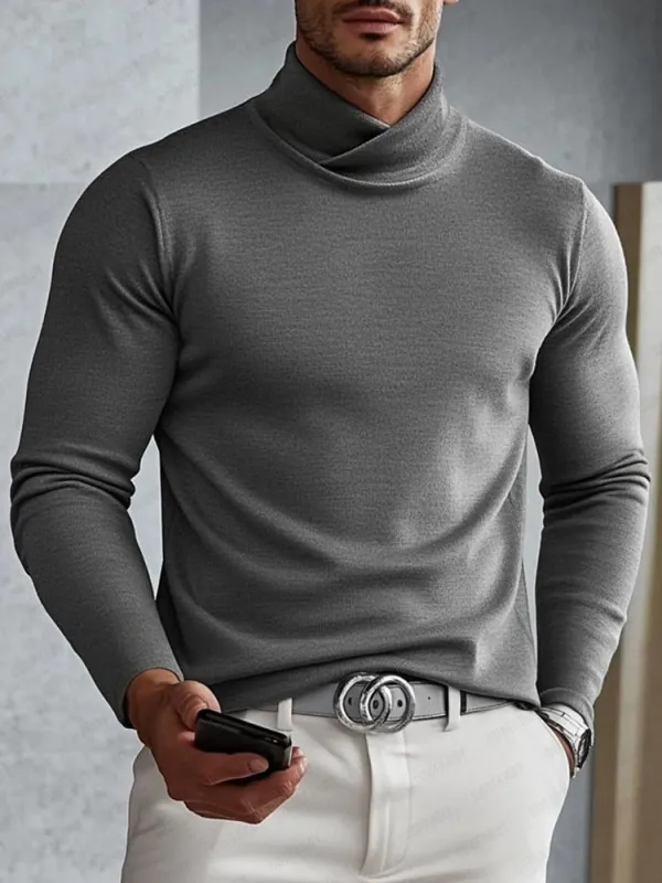 Versatile Soft Cross Turtleneck Undershirt sold by Coofandy
