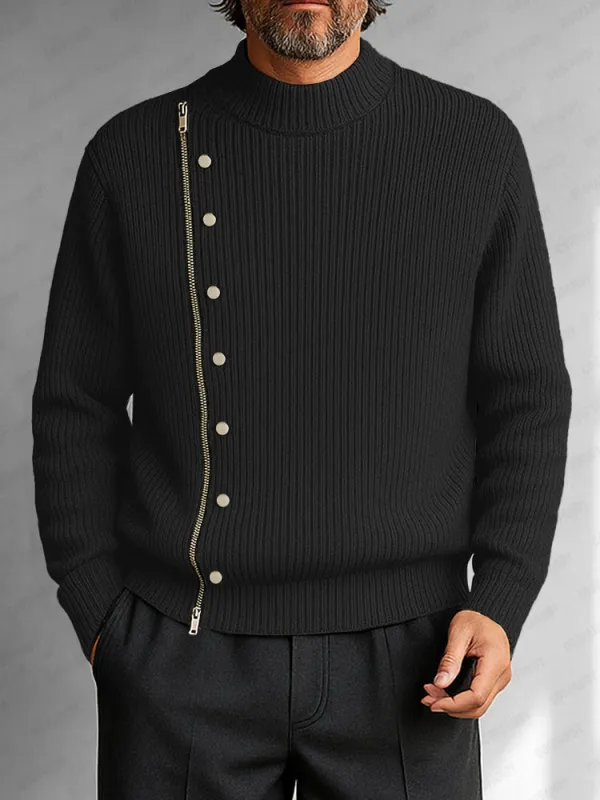 Fashion Premium Mock Neck Sweater sold by Coofandy