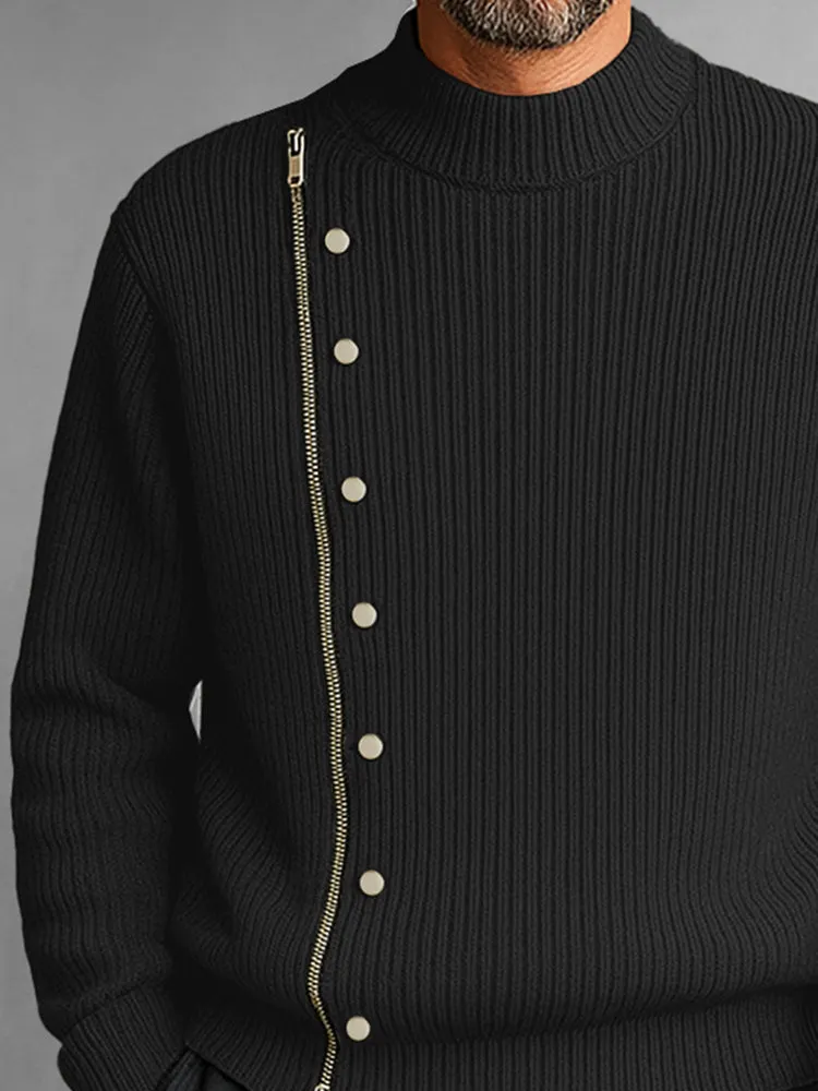 Fashion Premium Mock Neck Sweater sold by Coofandy product image thumbnail 3