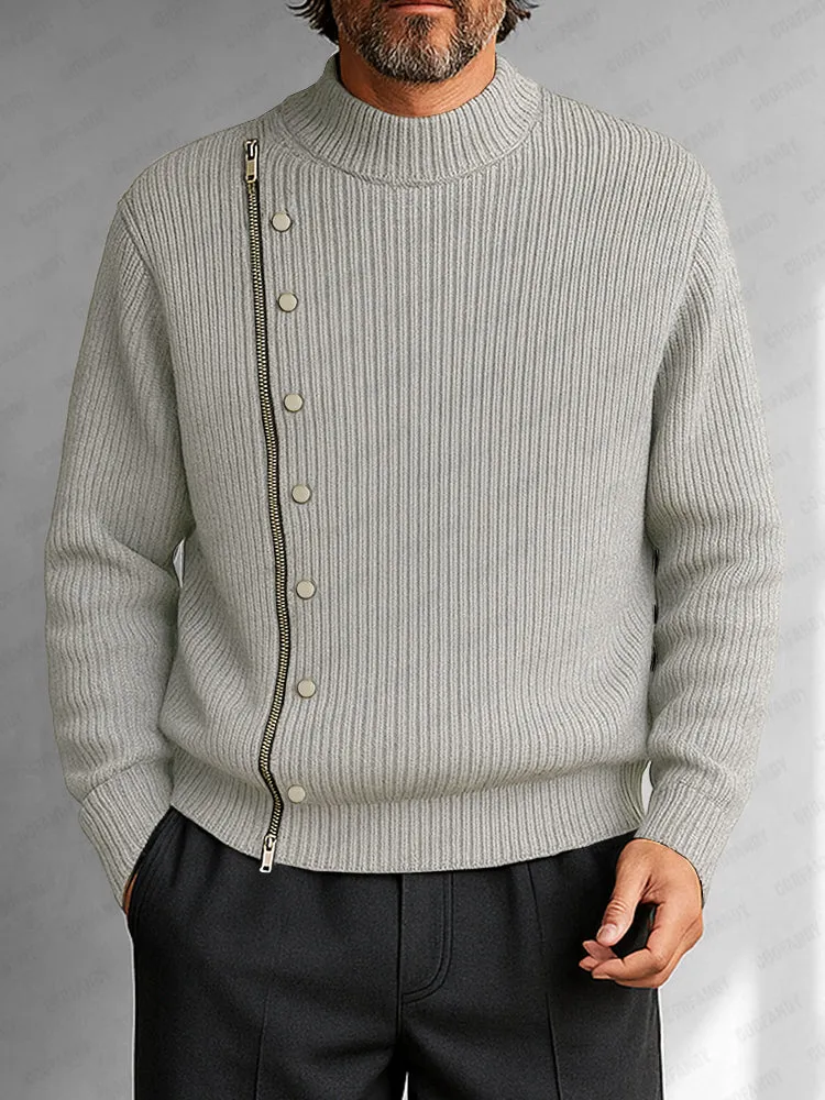 Fashion Premium Mock Neck Sweater sold by Coofandy product image thumbnail 2
