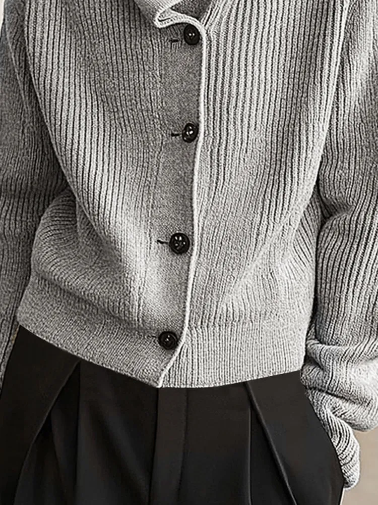 Comfy Trendy Stack collar Cardigan sold by Coofandy product image thumbnail 4